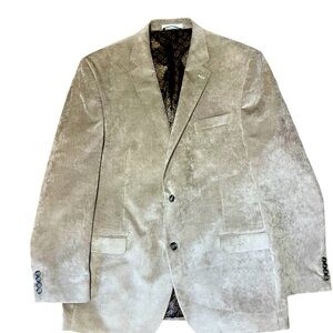 ~ Chaps Two Button Gold Corduroy‎ Blazer Mens 88 % polyester Size 47L